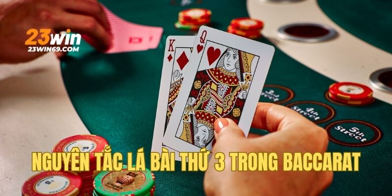 Nguyên tắc áp dụng luật lá bài thứ 3 trong Baccarat